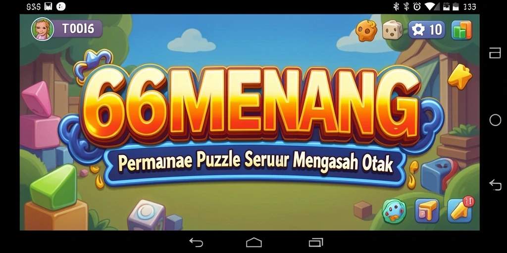 Screenshot gameplay menampilkan tantangan puzzle menarik dalam 66MENANG.