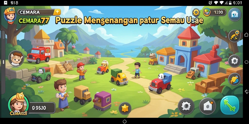 Tampilan gameplay CEMARA77 yang menarik dan menantang.