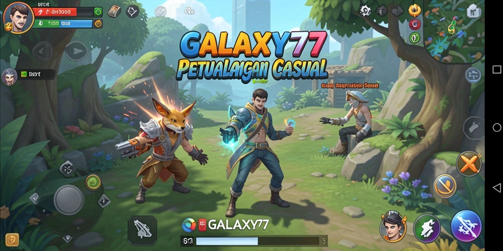 Gameplay seru dengan grafis menawan di GALAXY77.
