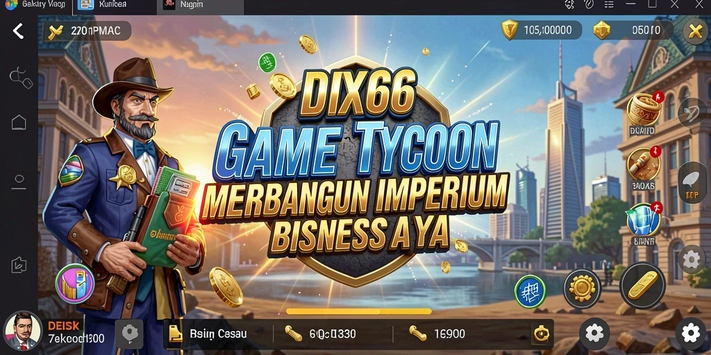 Tampilan gameplay menarik dari permainan Tycoon.