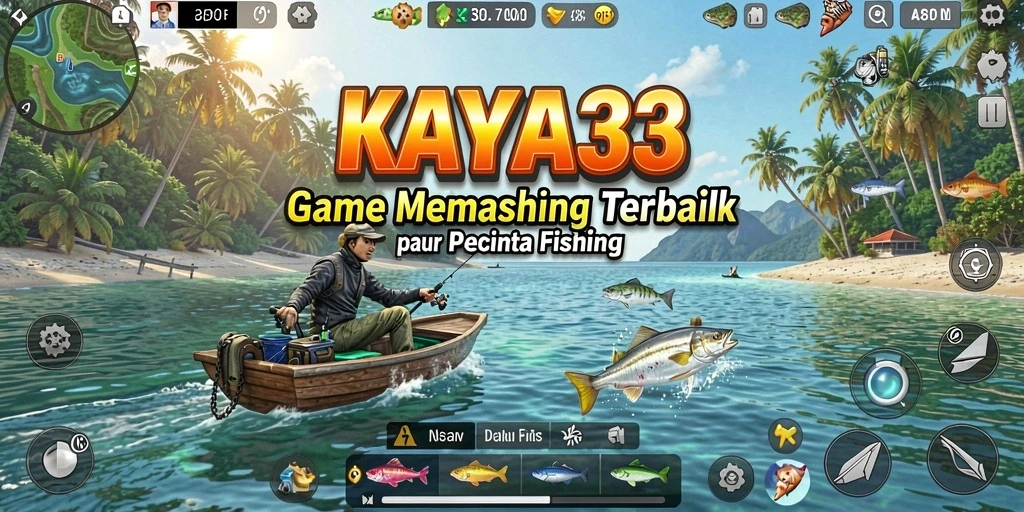 Tampilan gameplay KAYA33 dengan aksi memancing yang seru dan menantang.