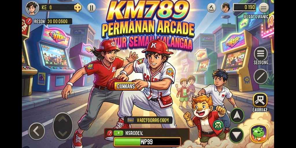 Gameplay seru KM789 yang menampilkan keasyikan bermain Arcade.