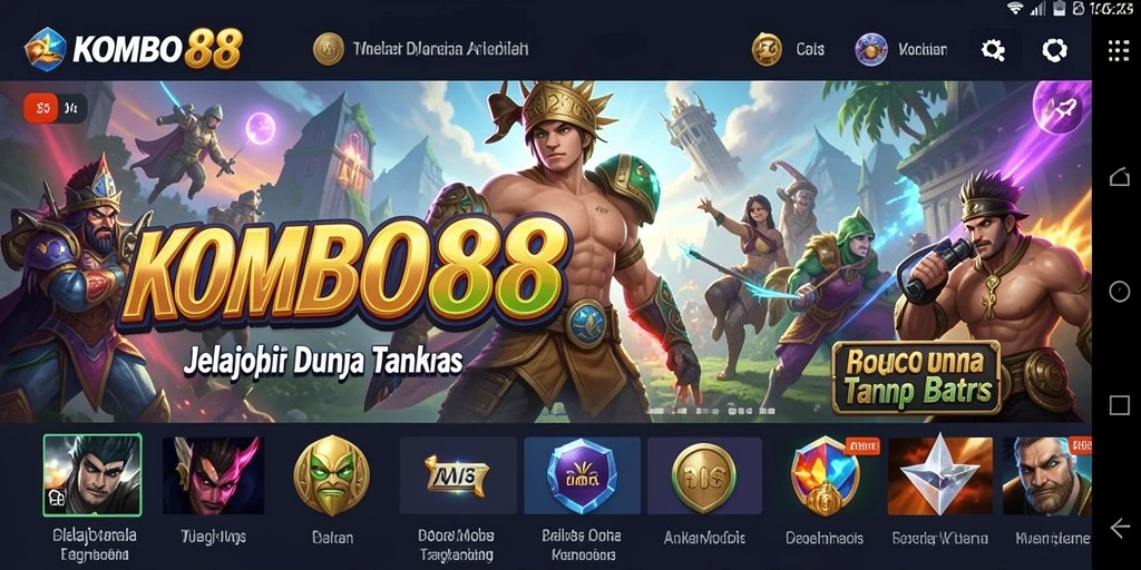 Tampilan menarik dari gameplay eksplorasi Open World KOMBO88.