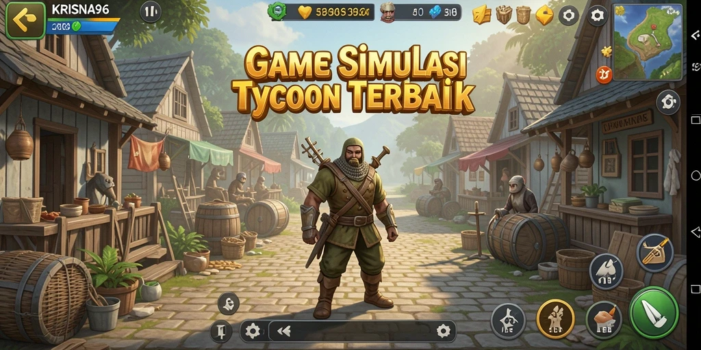 Screenshot gameplay KRISNA96 menampilkan pengalaman simulasinya yang mendalam.