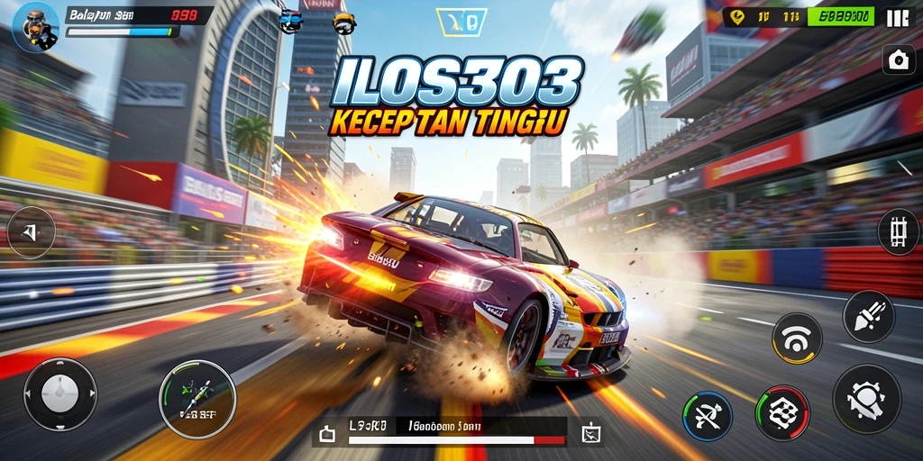 Gameplay seru LOS303 dengan balapan yang menegangkan.