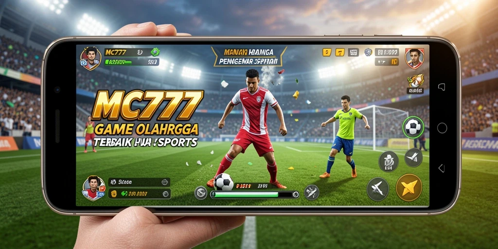 Tampilan gameplay seru di <strong>MC777</strong> yang menunjukkan aksi olahraga yang menegangkan.