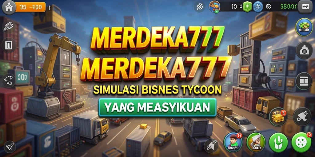 Tampilan gameplay <strong>MERDEKA777</strong> yang menarik dengan elemen Tycoon.