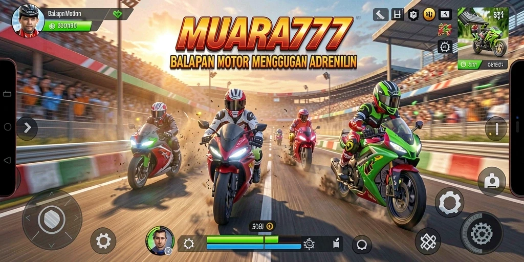 Tampilan balapan seru di MUARA777 dengan grafis menakjubkan.