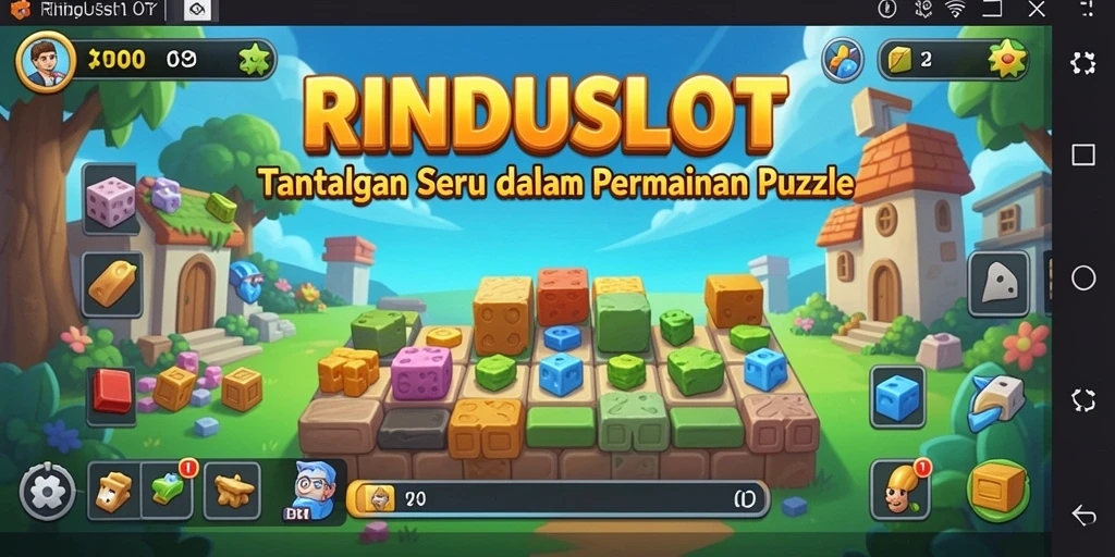 Tampilan gameplay RINDUSLOT yang menarik dan menantang.