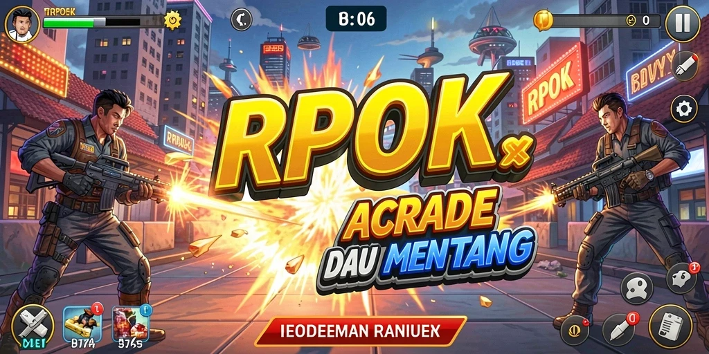 Tampilan gameplay seru dan penuh aksi di RPOK.