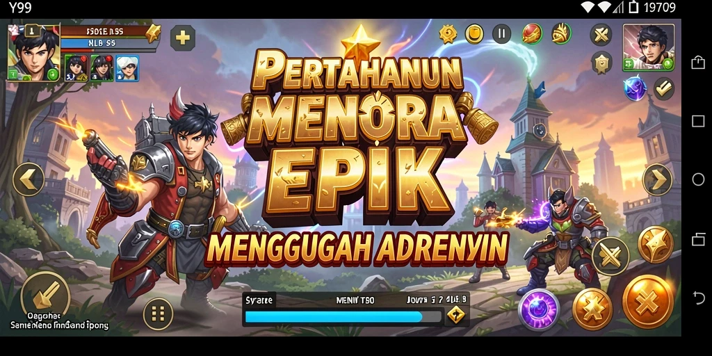 Menampilkan gameplay seru Tower Defense dengan strategi menawan.