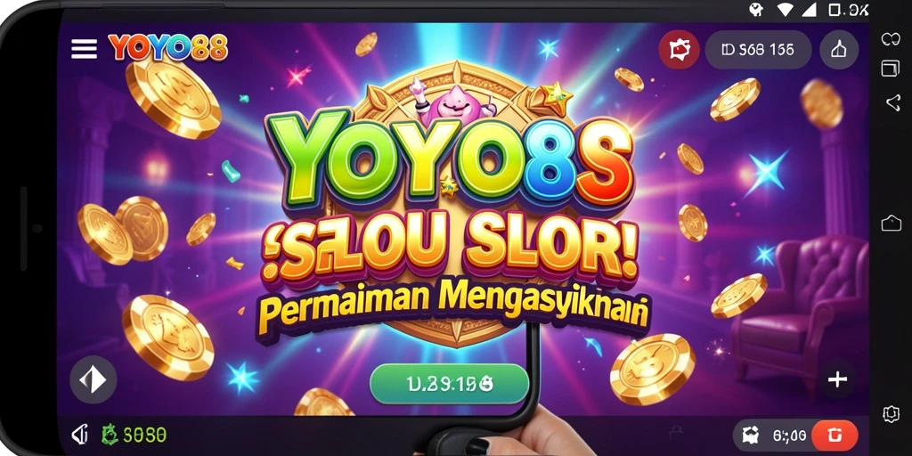 Tampilan menarik gameplay slot di YOYO88.