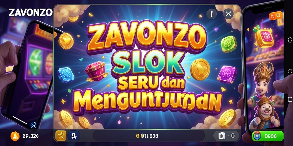Screenshot utama ZAVONZO menampilkan gameplay Slot yang menarik.